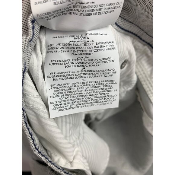 Brax Cooper Fancy Regular Fit Lightweight Textured Mens Pants In Soft Gray Fabri - Picture 7 of 7